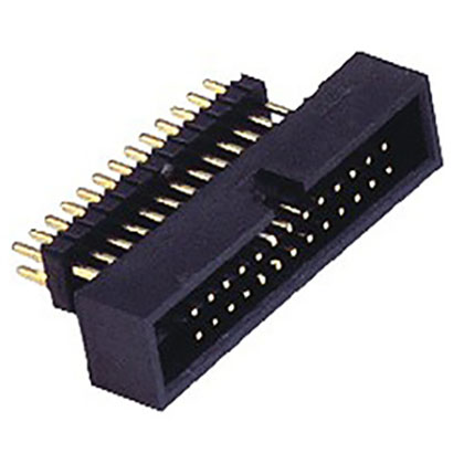 1.27mm简牛 180度 加排针塑胶 配IDC